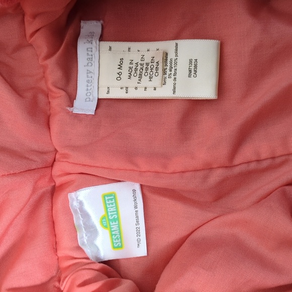 Pottery Barn Kids Elmo Halloween Costume or Bunting Size 0-6 months - Picture 3 of 10